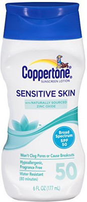 Coppertone Sensitive Skin Spf(177.45 ml)