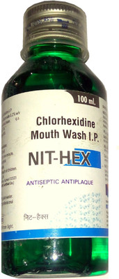 

NIT-HEX CHLOROHEXIDINE MOUTHWASH I.P - AQUA(100 ml)