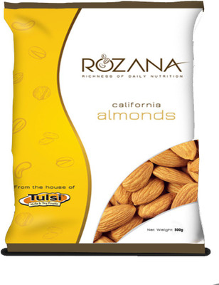 

Tulsi Rozana California Almonds 500g Almonds(500 g, Pouch)