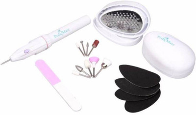 

Simxen 18pcs/set Handheld Pedi Mate Nail Tool Finger Foot Nail Electric Manicure Sander Pedicure Foot Care Tool Gently Removes(150 g, Set of 18)