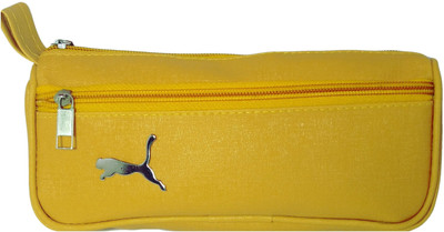 

Monte Polo Yellow Sweet Art Canvas Pencil Box(Set of 1, Yellow)