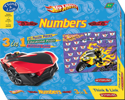 

Sterling HotWheels 3 In 1 Puzzle(30 Pieces)