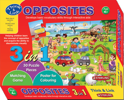 Sterling 3 IN 1 Opposites (30 Pieces)(30 Pieces)