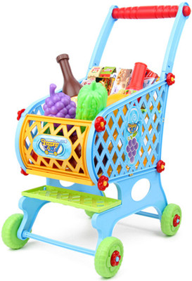 

Pepperonz Shopping Cart Grocery Supermarket Play set with 46 Accessories