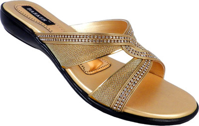 

BARKER Women Gold Flats