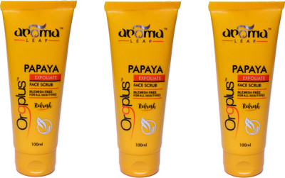 

Aroma Leaf PAPAYA EXFOLIATE FACE SCRUB Scrub(300 g)
