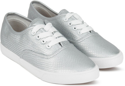 

Forever Glam by Pantaloons 880002144SILVER Sneakers For Women(Silver, White