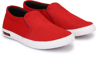 Rider Boy Sneakers Slip On Sneakers For Men(Red
