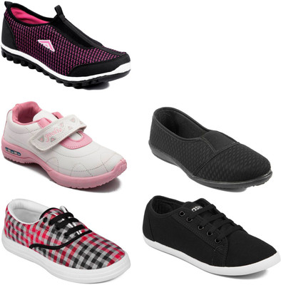 

Asian Women Casual & Running Shoes Combo Pack of 5 For Women(Multicolor