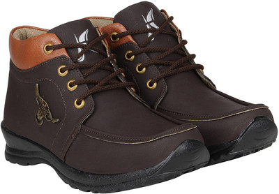 

Kraasa Rocker Bottom Boots For Men(Brown