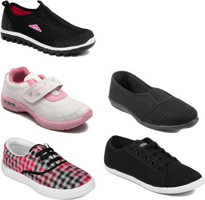 

Asian Women Casual & Running Shoes Combo Pack of  Casuals For Women(Multicolor
