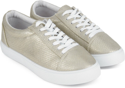 

Forever Glam by Pantaloons 880002054GOLD Sneakers For Women(Gold, White