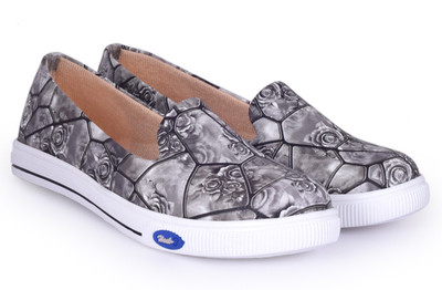 

Trendy Look J1127 BL Slip On Sneakers For Women(Grey, Black