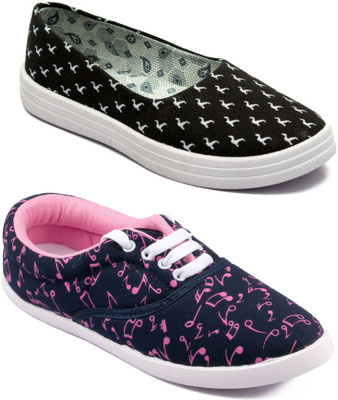 

Asian Women Casual & Running Shoes Combo Pack of 2 Sneakers For Women(Multicolor