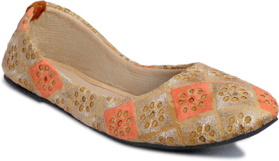 

Myra Comfortable Laser Cut Bellies For Women(Multicolor