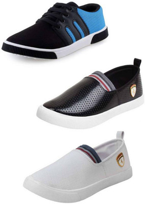 

SHOEFLY Multicolor Combo-(3)-700-717-347 Slip On Sneakers For Men(Multicolor