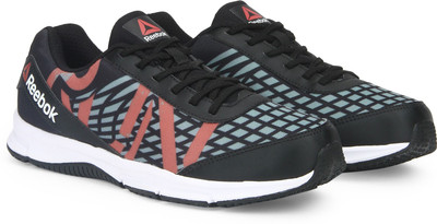 

REEBOK SUPER DUO RUN Running Shoes For Men(Grey, Blk/carotene red/gry/wht