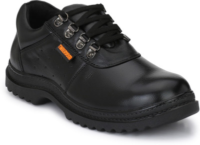 

Fashion Tree Timberwood Genuine Leather Steel Toe Safety Shoe Casuals For Men(Black