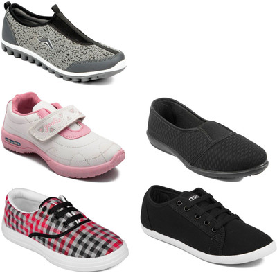

Asian Women Casual & Running Shoes Combo Pack of  Casuals For Women(Multicolor