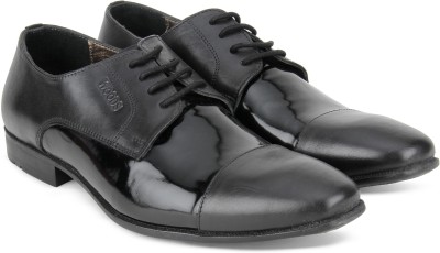 

Woods by Woodland Lace Up For Men(Black