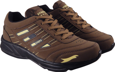 

Action Synergy Men's 7141 Brown/Black Sports Running Shoes For Men(Brown, Black