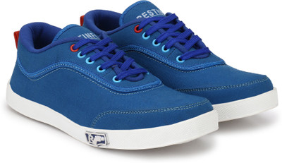 Restinfoot Sneakers For Men(Natural, Sky blue