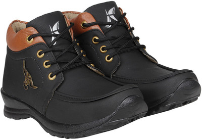 

Kraasa Rocker Bottom Boots For Men(Black