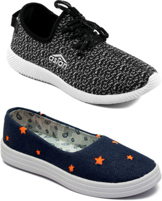

Asian Women Casual & Running Shoes Combo Pack of 2 For Women(Multicolor