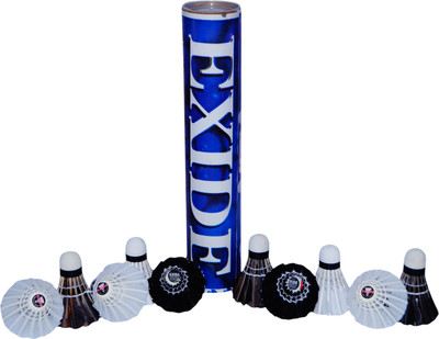 

SMT EXIDE White+Brown Feather Shuttle - White, Brown(Fast, 79, Pack of 10)