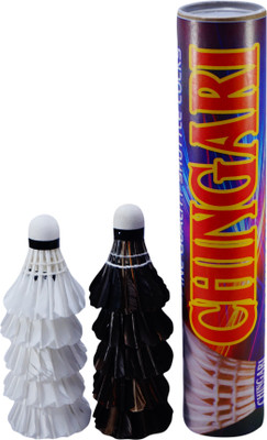 

SMT CHINGARI WHITE+BROWN Feather Shuttle - White, Brown(Fast, 79, Pack of 10)