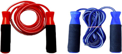

FACTO POWER BEARING RED AND BLUE SKIPPING ROPES Freestyle Skipping Rope(Red, Blue, Length: 320 cm), Blue;red