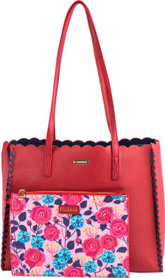 

Chumbak Women Casual Red PU Shoulder Bag
