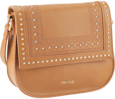 

Allen Solly Women Casual Brown PU Sling Bag