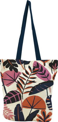 

NATIVE IMPEX Women Casual Multicolor Canvas, Denim Tote