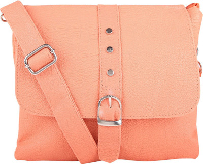 

Govind Women Casual Orange PU Sling Bag