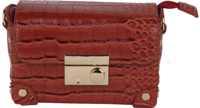 

Ravi Collections Women Casual Brown PU Clutch