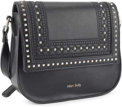 

Allen Solly Women Casual Black PU Sling Bag