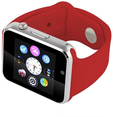 

Newone Sim Card Smart watch A1 Red Red Smartwatch(Red Strap Free size)