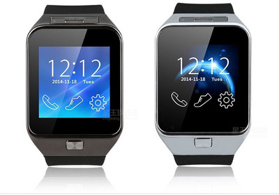 

Newone Android Smart watch Dz09 Silver Black Smartwatch(Black Strap Free size)