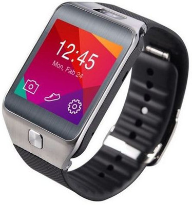 

Newone Speedo meter Smart watch Dz09 Silver Black Smartwatch(Black Strap Free size)