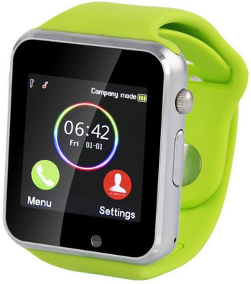 

Newone Touch Screen Smart watch A1 Green Green Smartwatch(Green Strap Free size)