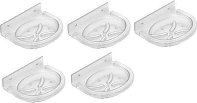

SSS - Acrylic Unbreakable Oval Soap Dish Set of 5 pcs (Type - Oval)(Clear)