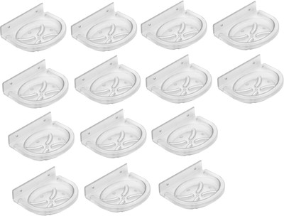 

SSS - Acrylic Unbreakable Oval Soap Dish Set of 14 pcs (Type - Oval)(Clear)