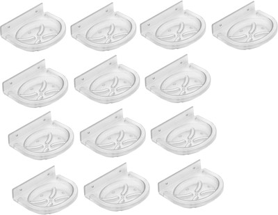 

SSS - Acrylic Unbreakable Oval Soap Dish Set of 13 pcs (Type - Oval)(Clear)