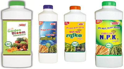 

Parle Garden Bloom liquid_NPK_250ml_Humid_Aminoz_100ml Soil Manure(700 ml Liquid)