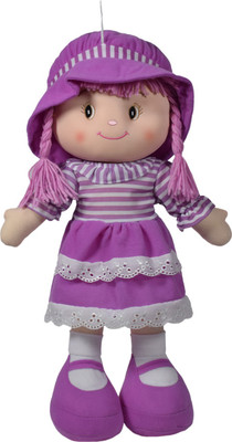 

Ultra Cute Hugging Baby Doll Soft Toy - 14 inch(Purple)