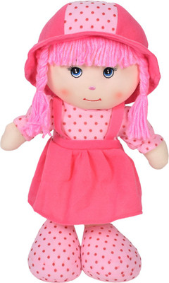 

Ultra Cute Hugging Baby Doll Soft Toy Polka - 14 inch(Pink)