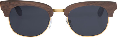 

Wood Works Inc. Rectangular Sunglasses(Black)