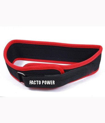 

FACTO POWER Weight Lifting Belt Back & Abdomen Support (XS, Red, Black)