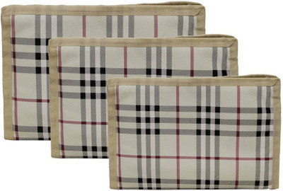 

Must Visit Cosmetic Pouch(White), Black & white